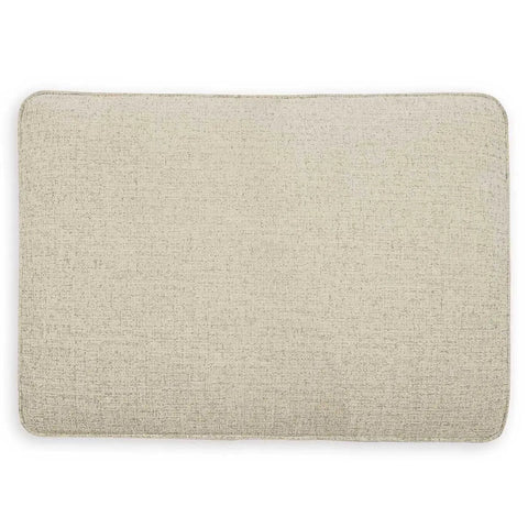 Ashley Abinger Accent Ottoman in Natural | Mai Furniture