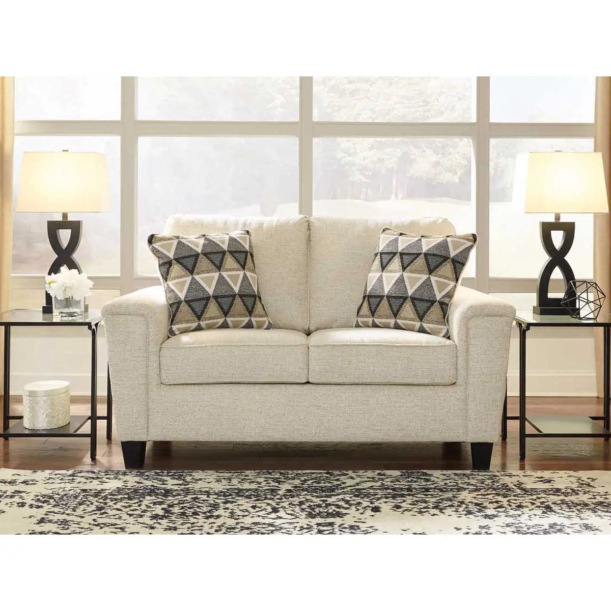 Ashley Abinger Loveseat in Natural | Mai Furniture
