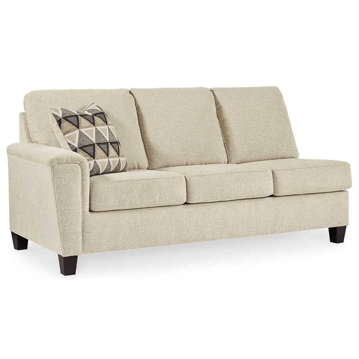 Ashley Abinger 2 Piece RFH Sectional with Chaise in Natural | Mai Furniture