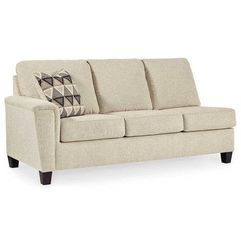 Ashley Abinger 2 Piece RFH Sectional with Chaise in Natural | Mai Furniture