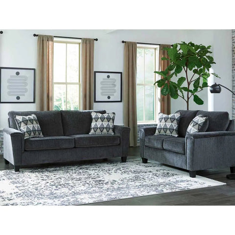 Ashley Abinger Loveseat in smoke | Mai Furniture