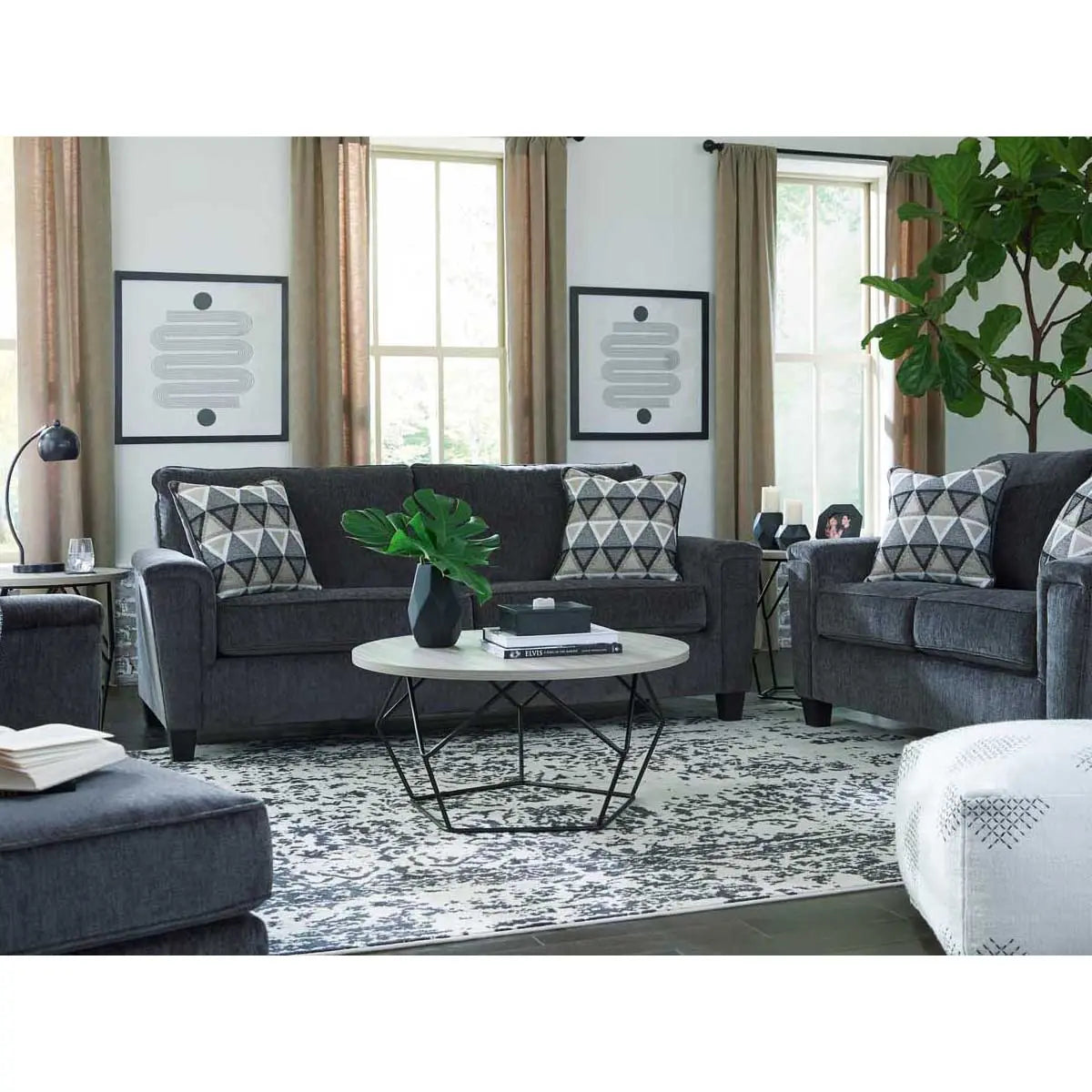Ashley Abinger Sofa in smoke | Mai Furniture