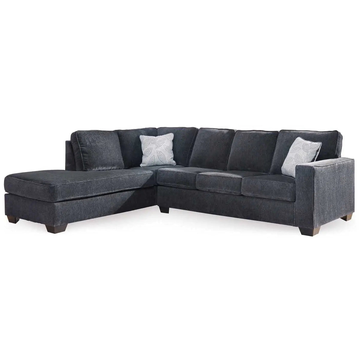 Ashley Altari 2 Piece LFH Chaise Sectional in Slate | Mai Furniture