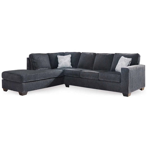 Ashley Altari 2 Piece LFH Chaise Sectional in Slate | Mai Furniture