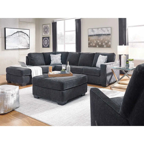 Ashley Altari 2 Piece LFH Chaise Sectional in Slate | Mai Furniture