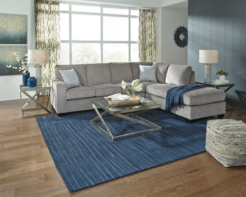 Altari Fabric 2 pc Sectional Sofa