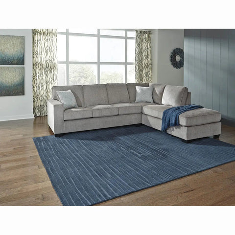 Ashley Altari 2 Piece LFH Chaise Sectional in Alloy | Mai Furniture