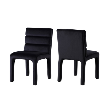891111- Dining  Chair, Set Of 2 in Black