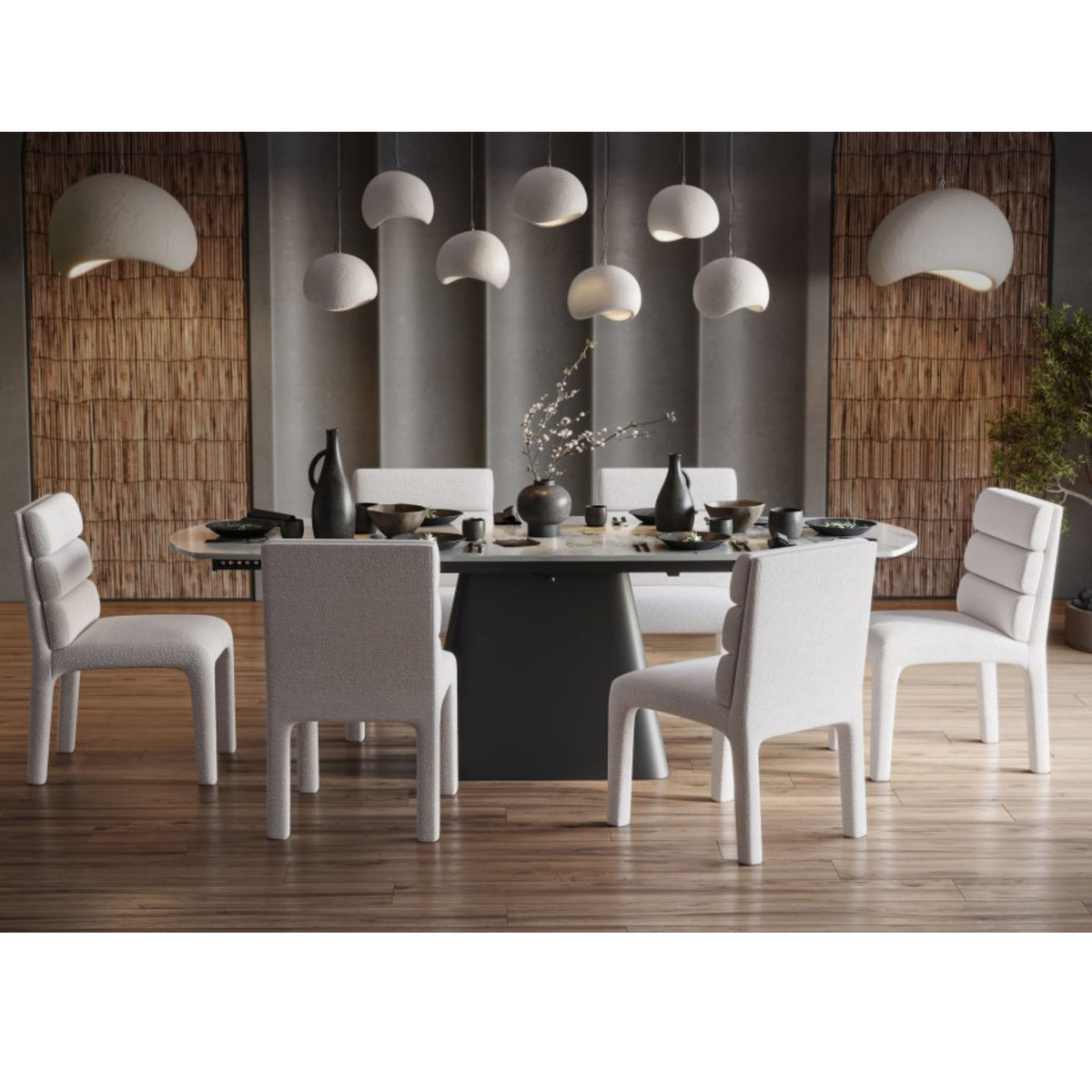 7PC Dining Set in Cream 8950135