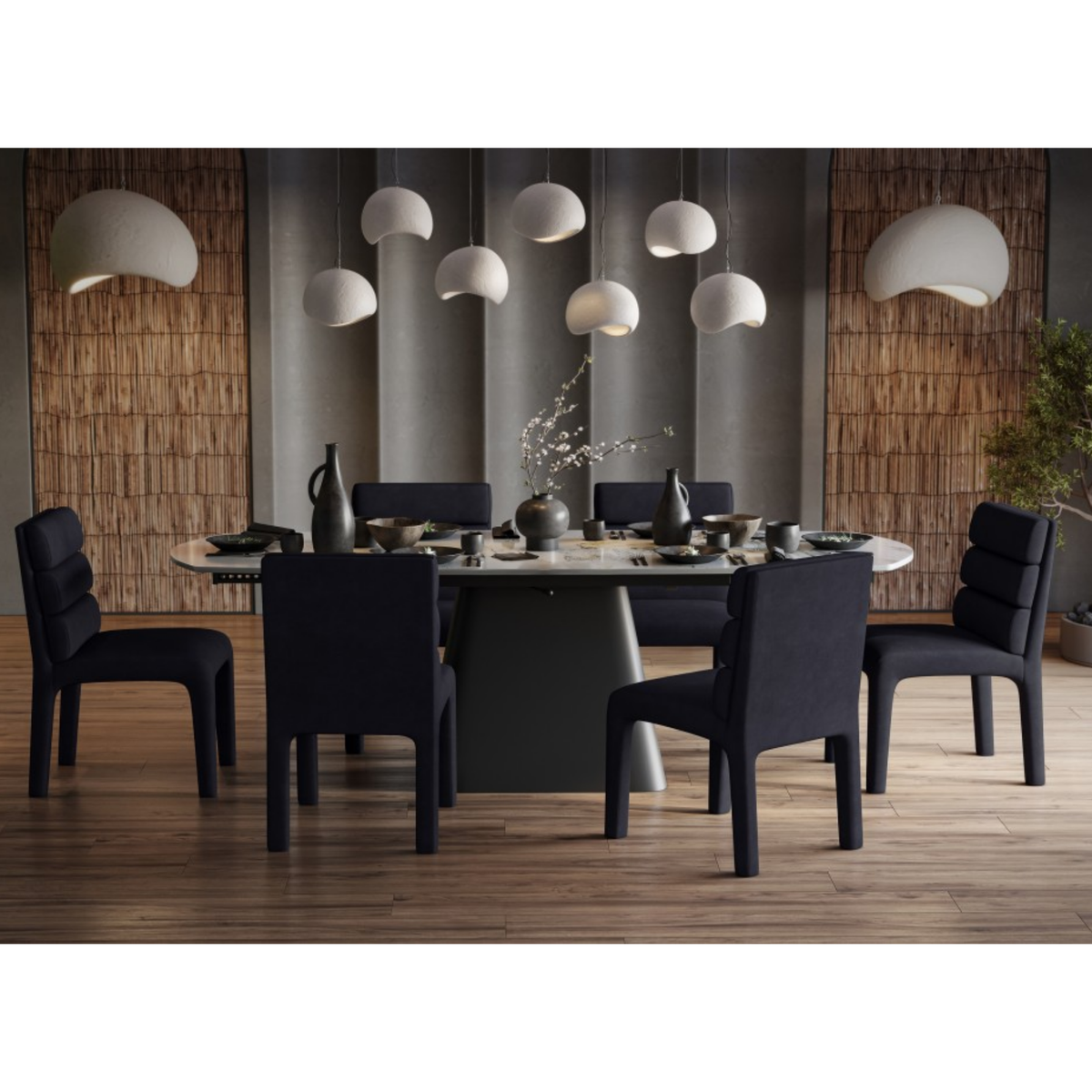 7 PC Dining Set in Black 8950136