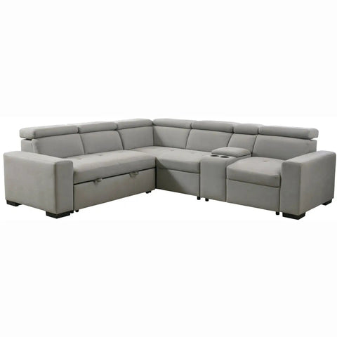Farrah 9219 Sectional Sofa with Pull Out Bed Mazin