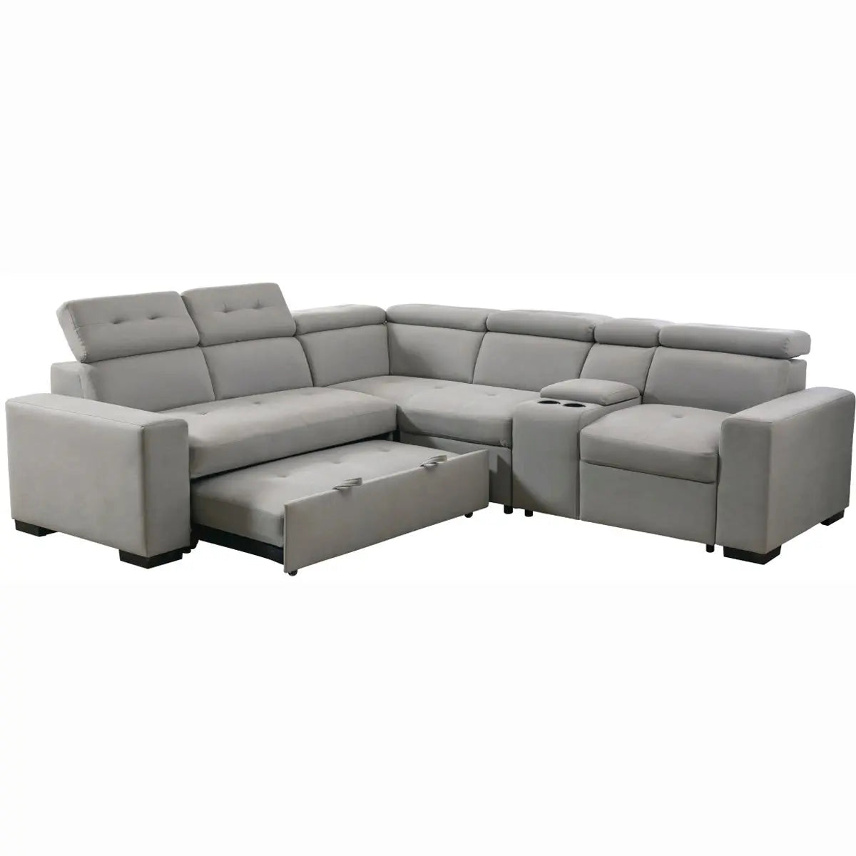 Farrah 9219 Sectional Sofa with Pull Out Bed Mazin