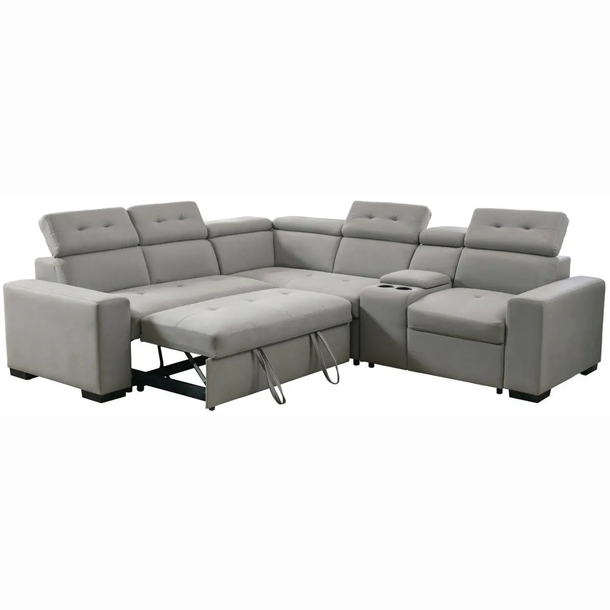 Farrah 9219 Sectional Sofa with Pull Out Bed Mazin