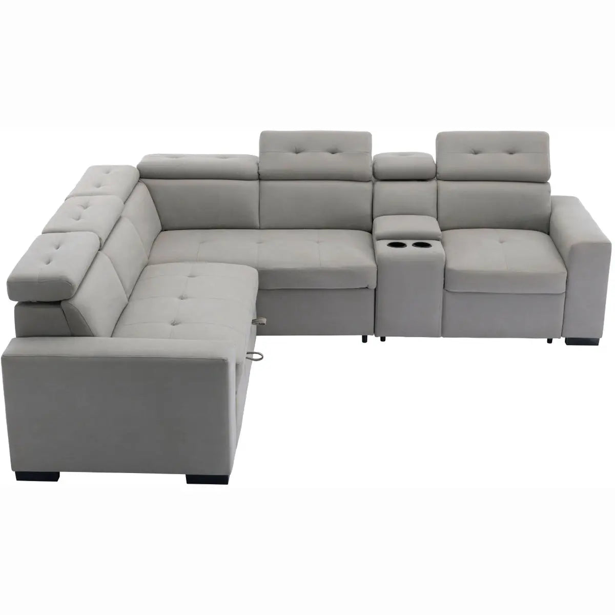 Farrah 9219 Sectional Sofa with Pull Out Bed Mazin