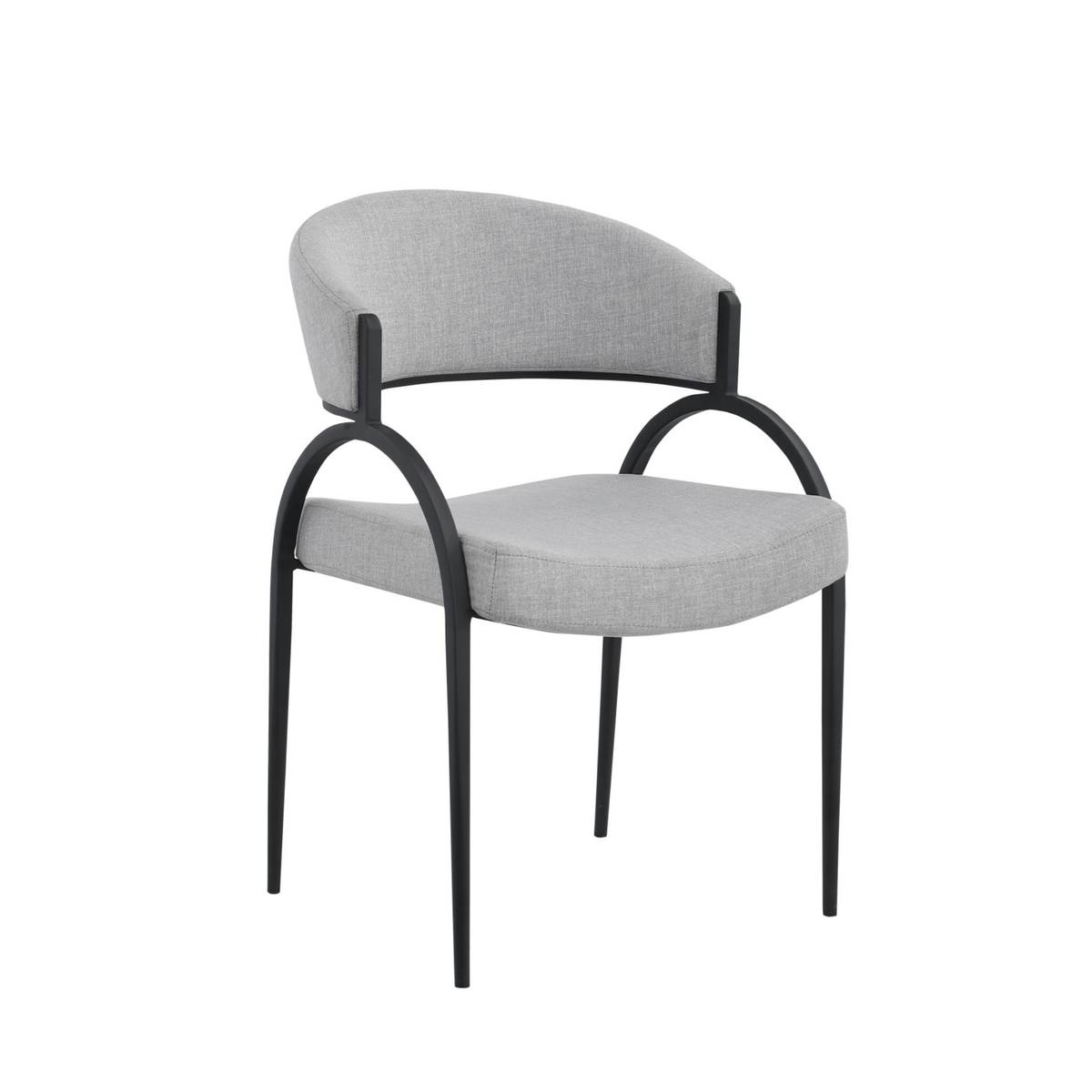 93111- Dining Chair, Set Of 2 ,in Crey /Black
