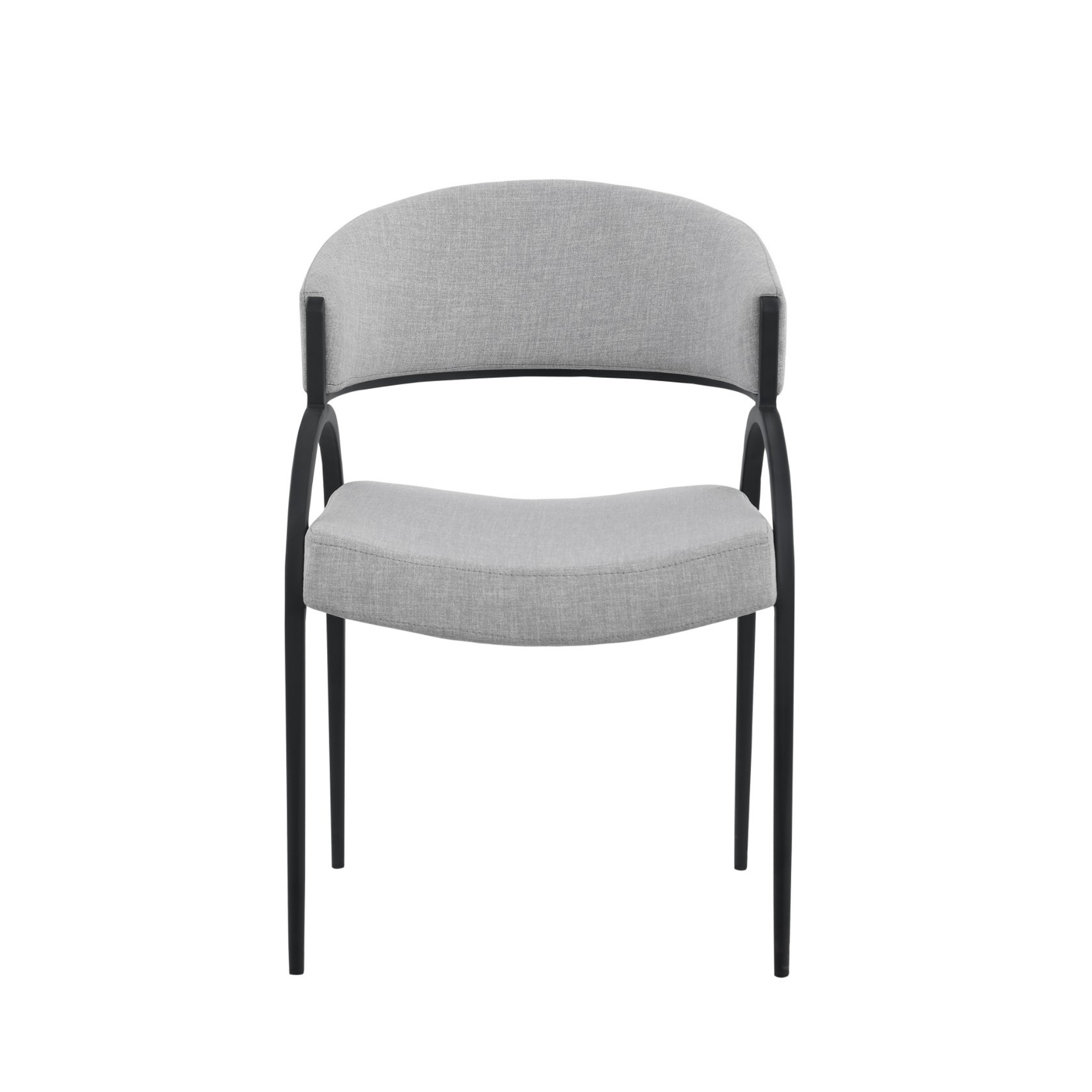 93111- Dining Chair, Set Of 2 ,in Crey /Black