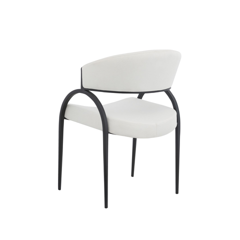 93112- Dining Chair, Set Of 2 ,in Cream /Black