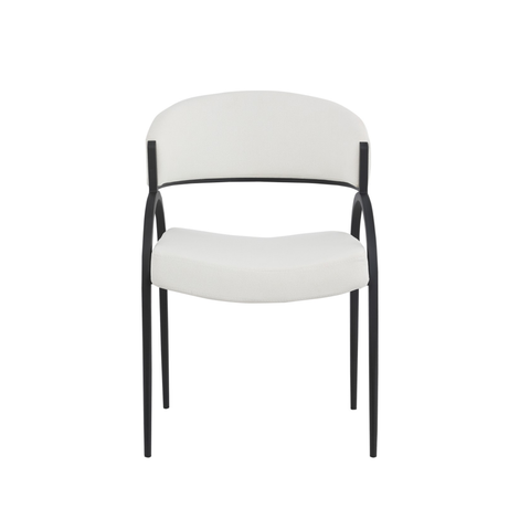 93112- Dining Chair, Set Of 2 ,in Cream /Black
