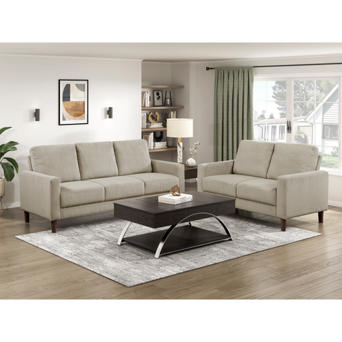 Crandall Corduroy Sofa Set 9520TPE