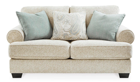 Monaghan Sofa and Loveseat Set in Sandstone