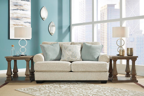 Monaghan Sofa and Loveseat Set in Sandstone