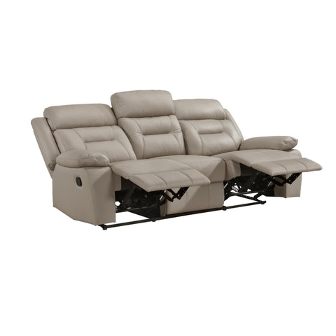 Laconia Leather Sofa and Loveseat Set in Latte 9629LTE
