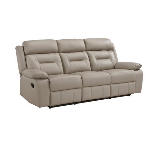 Laconia Leather Sofa and Loveseat Set in Latte 9629LTE