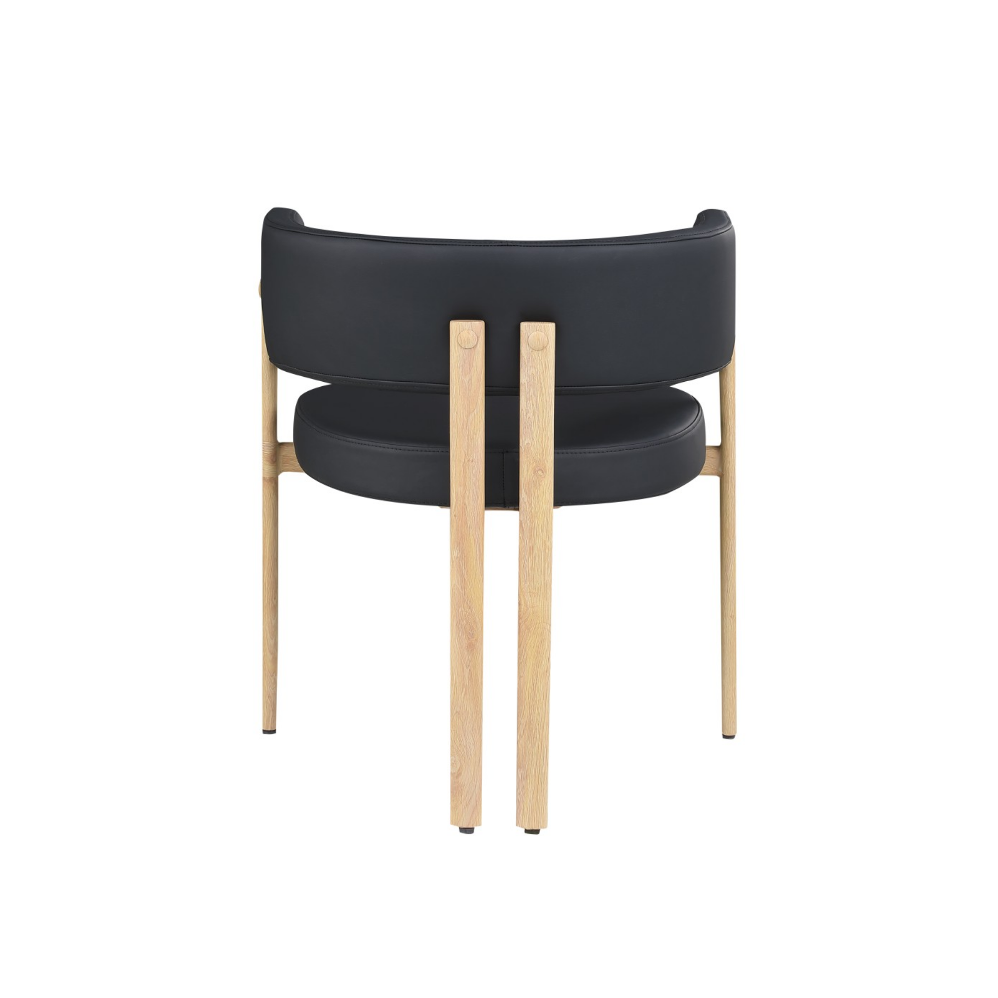 98222- Dining Chair, Set Of 2 in Balck Oak