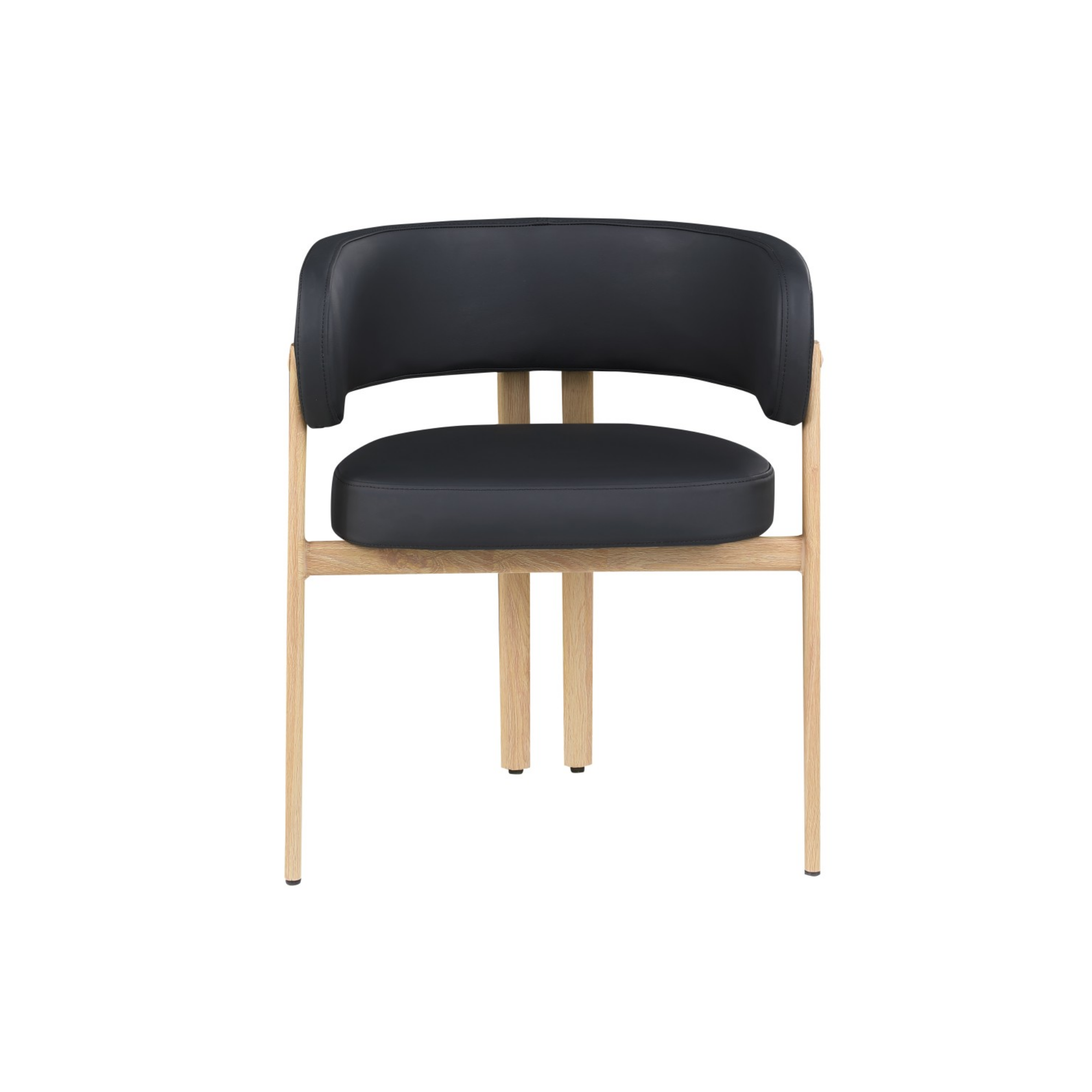 98222- Dining Chair, Set Of 2 in Balck Oak