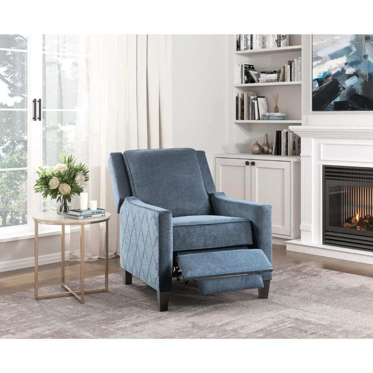 Banks Recliner Chair 98505BU-1 Mazin