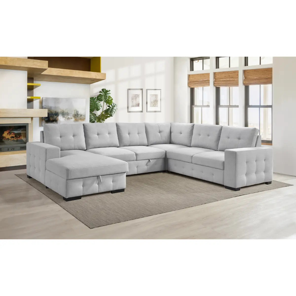 Geneva 4Pc Sectional 99023GYSS Mazin