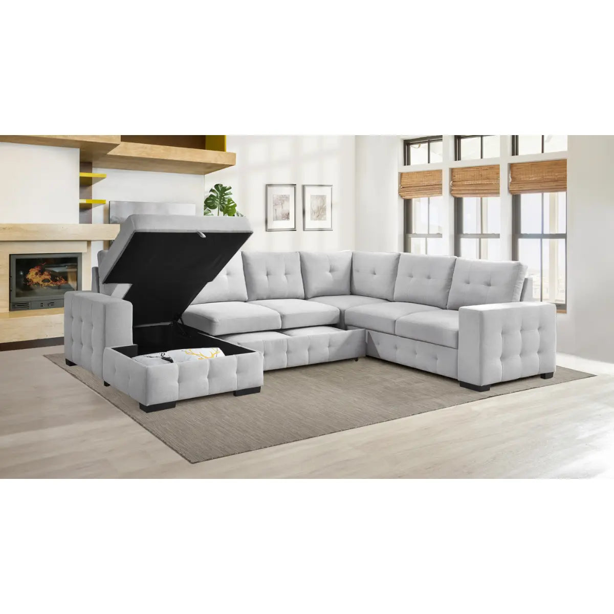 Geneva 4Pc Sectional 99023GYSS Mazin