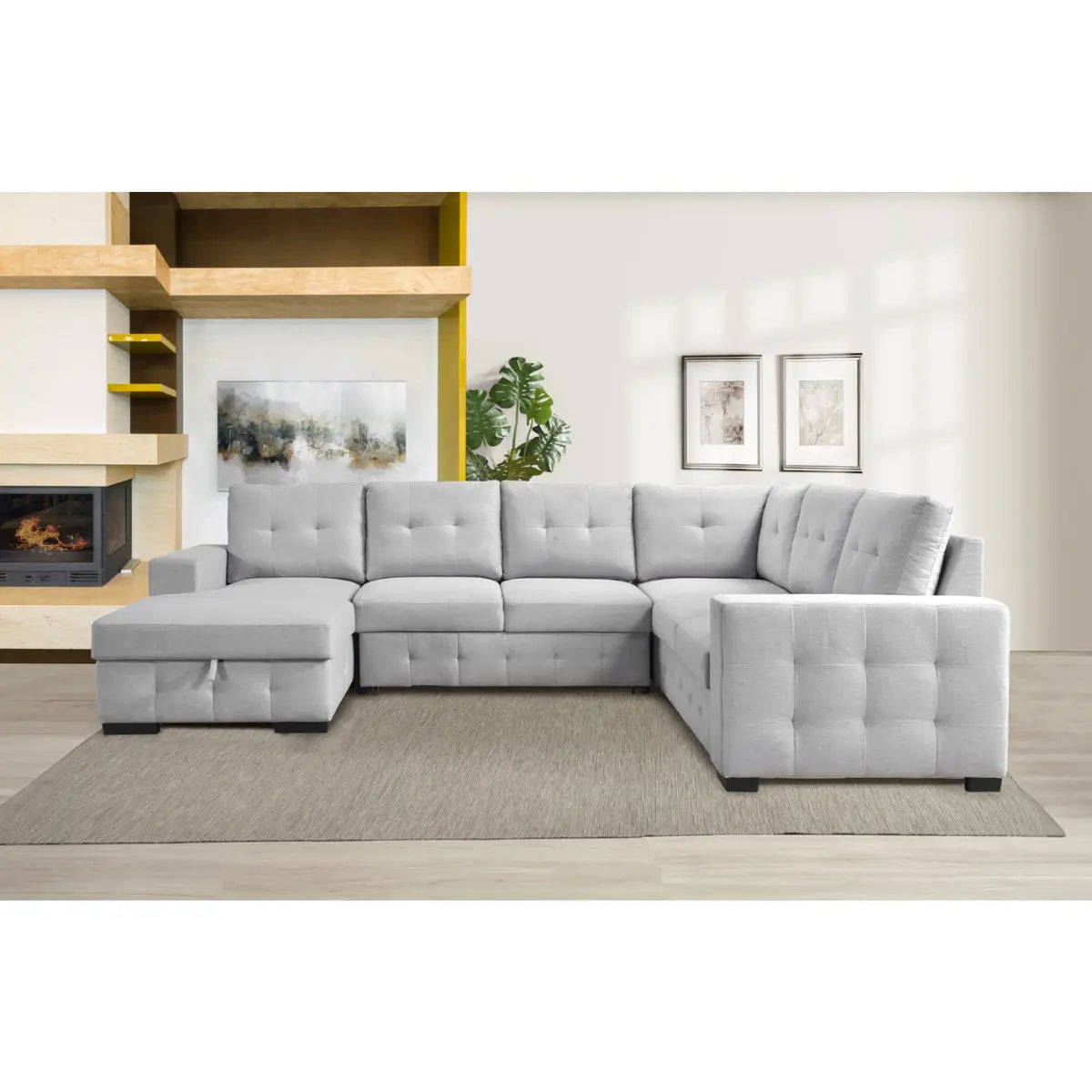 Geneva 4Pc Sectional 99023GYSS Mazin