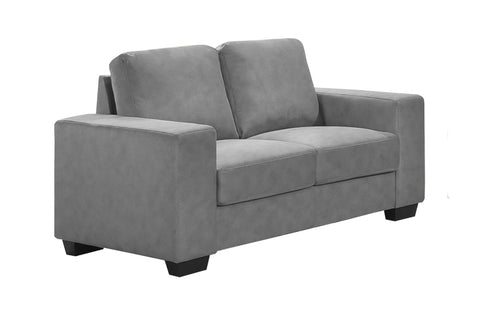 Renoux Loveseat Grey Chenille