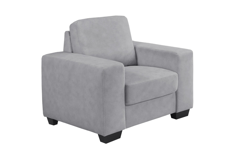Renoux Chair Light Grey Chenille