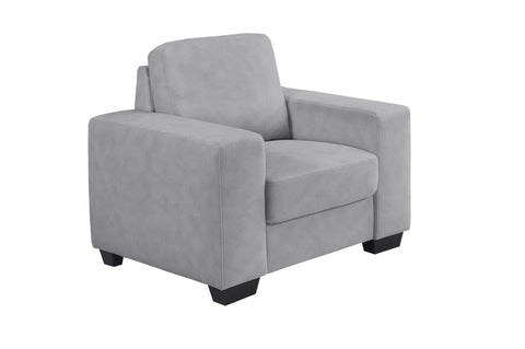 Renoux Chair Light Grey Chenille