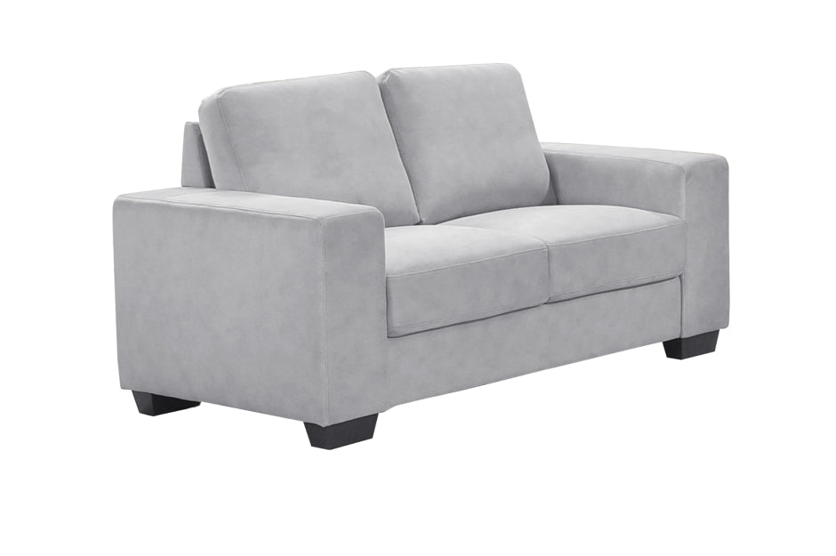 Renoux Loveseat Light Grey Chenille