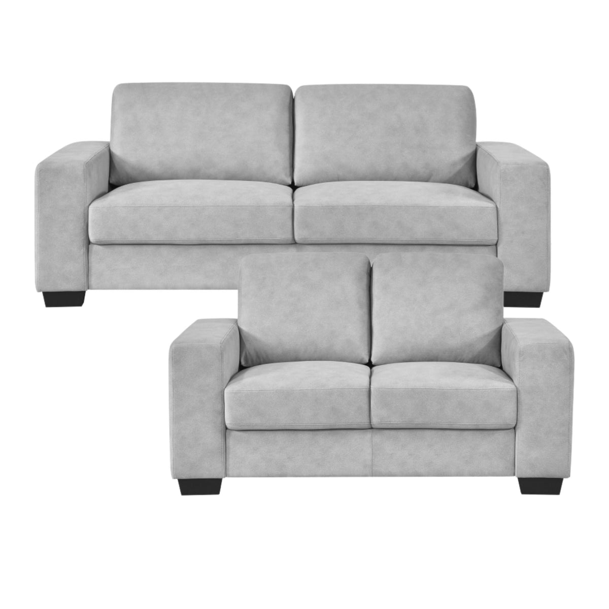 Renoux Light Grey Sofa Set Light Grey