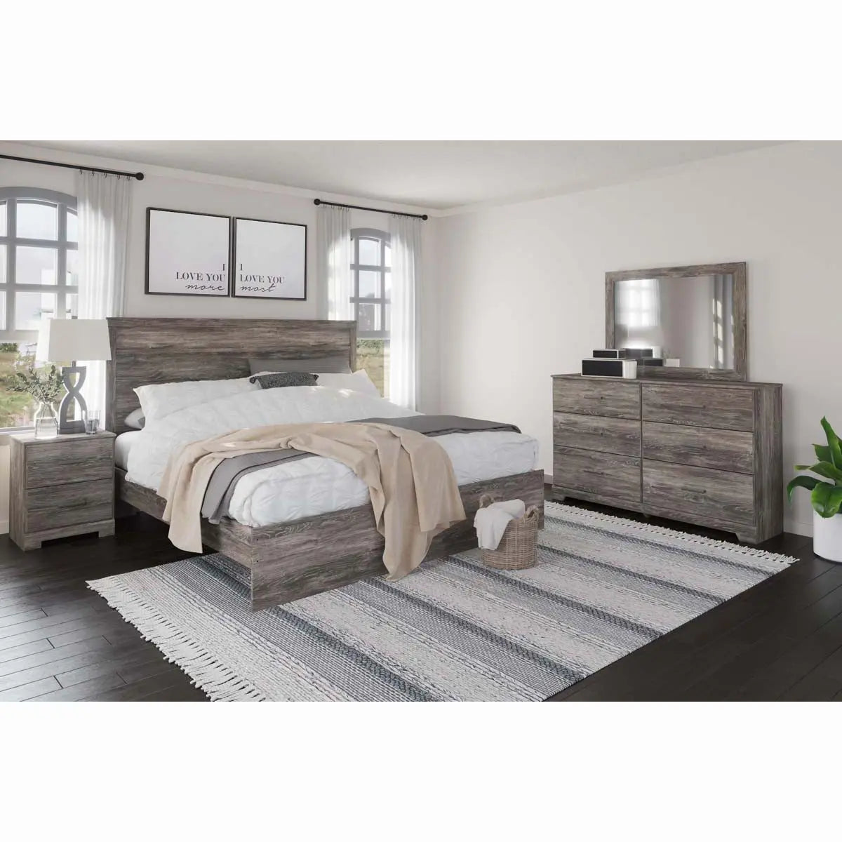 Ashley Ralinksi Dresser & Mirror B2587 | Mai Furniture
