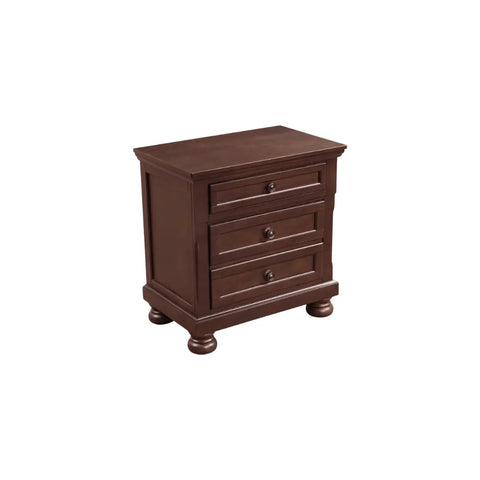 Begonia 8Pc Bedroom Set in Cherry Brown Mazin