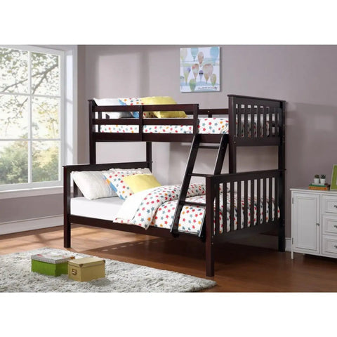 Twin Over Double Bunk Bed B102E International Furniture