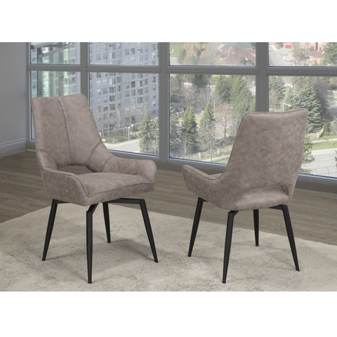 C-1315Y-1 Dining Chair, Set Of 2 , Antique Brown