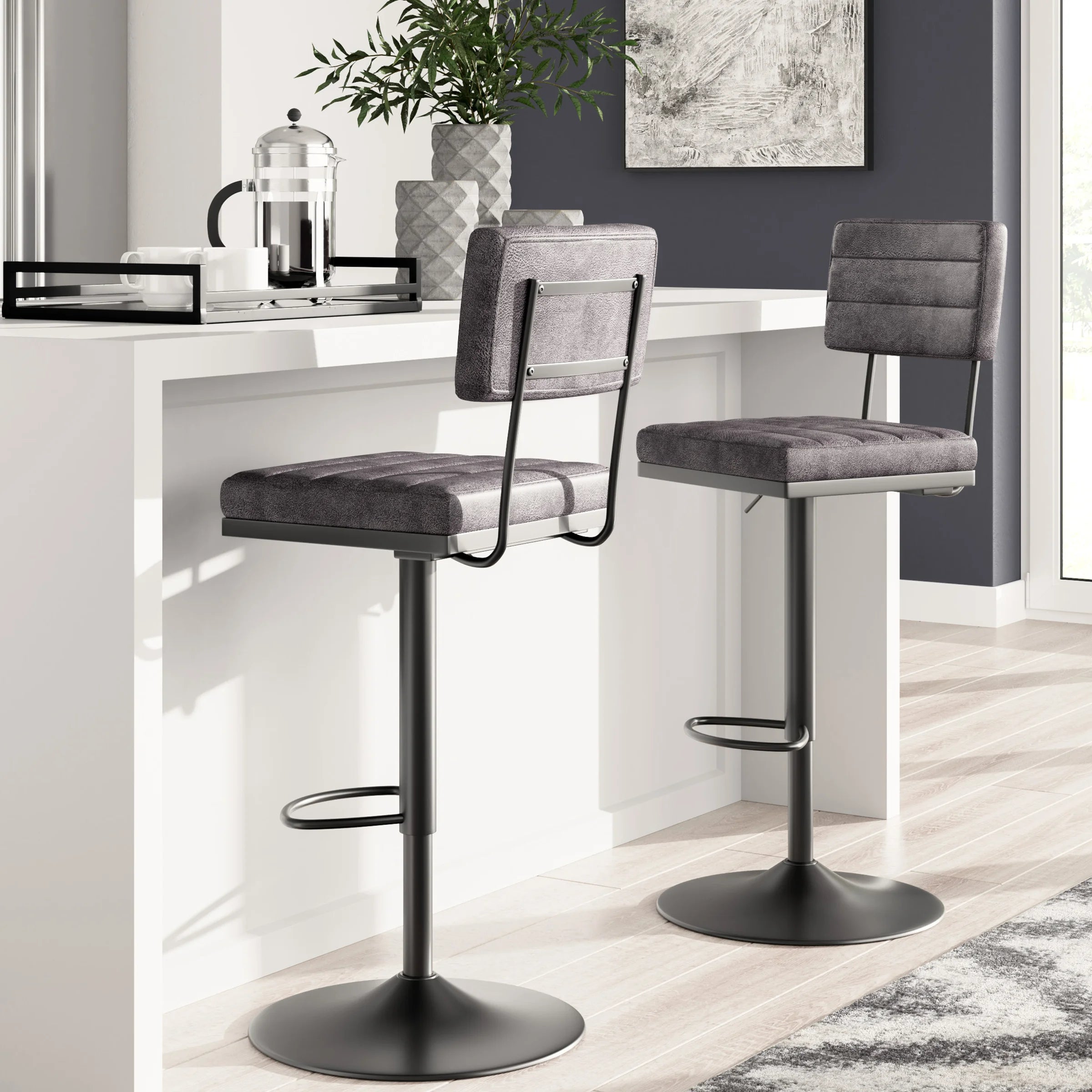 Strumford Adjustable Height Stool