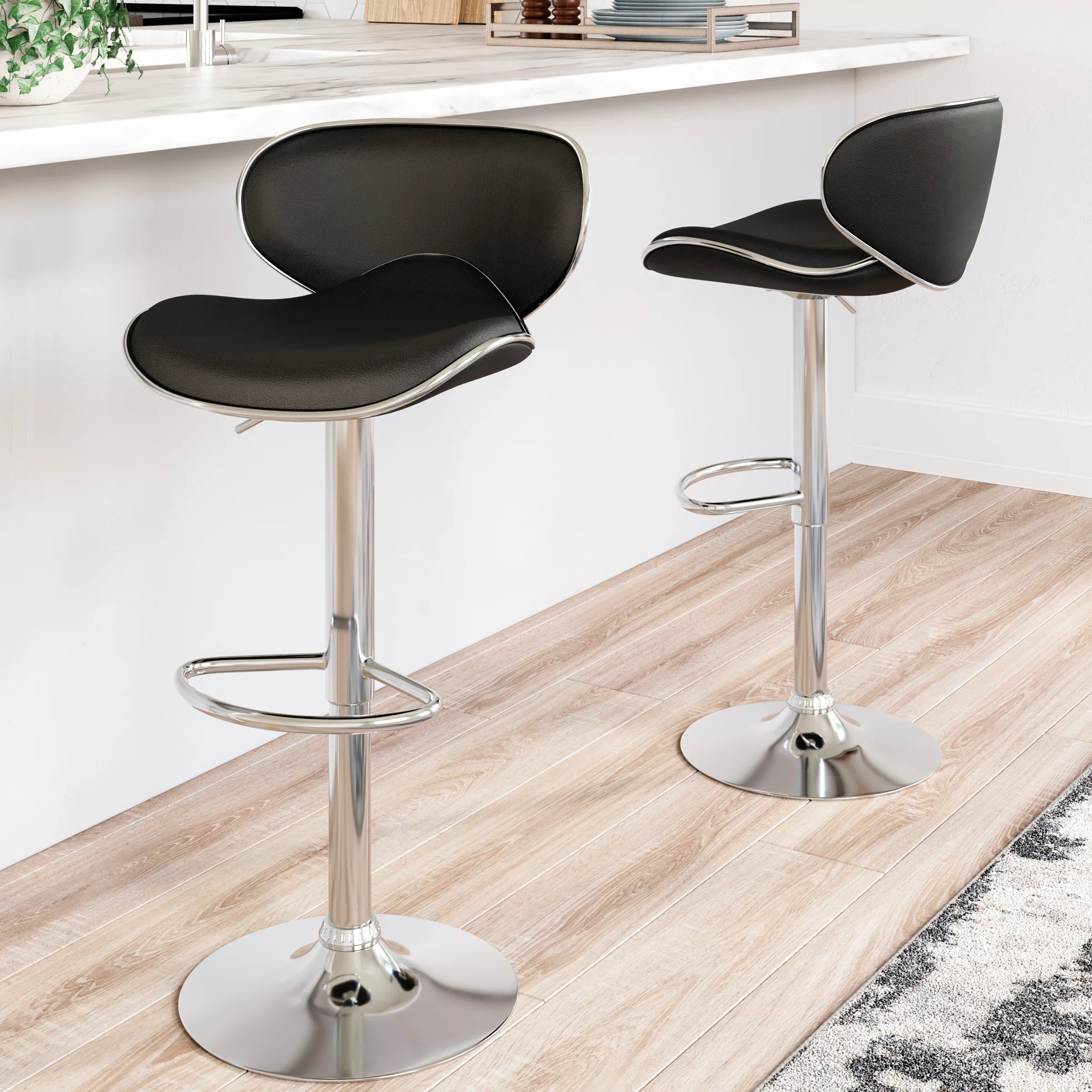 Pollzen Adjustable Height Stool