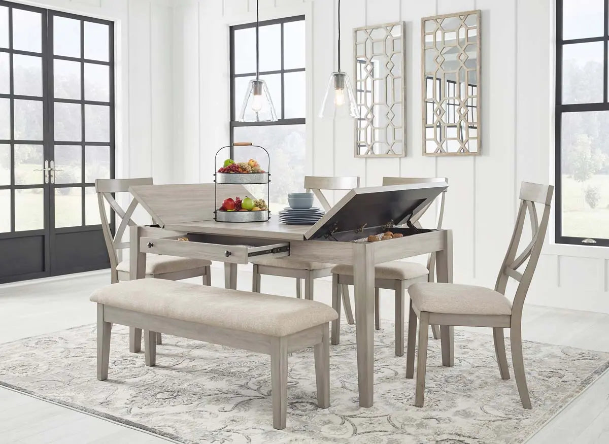  Parellen Dining Set in Grey | Signature Design by Ashley
