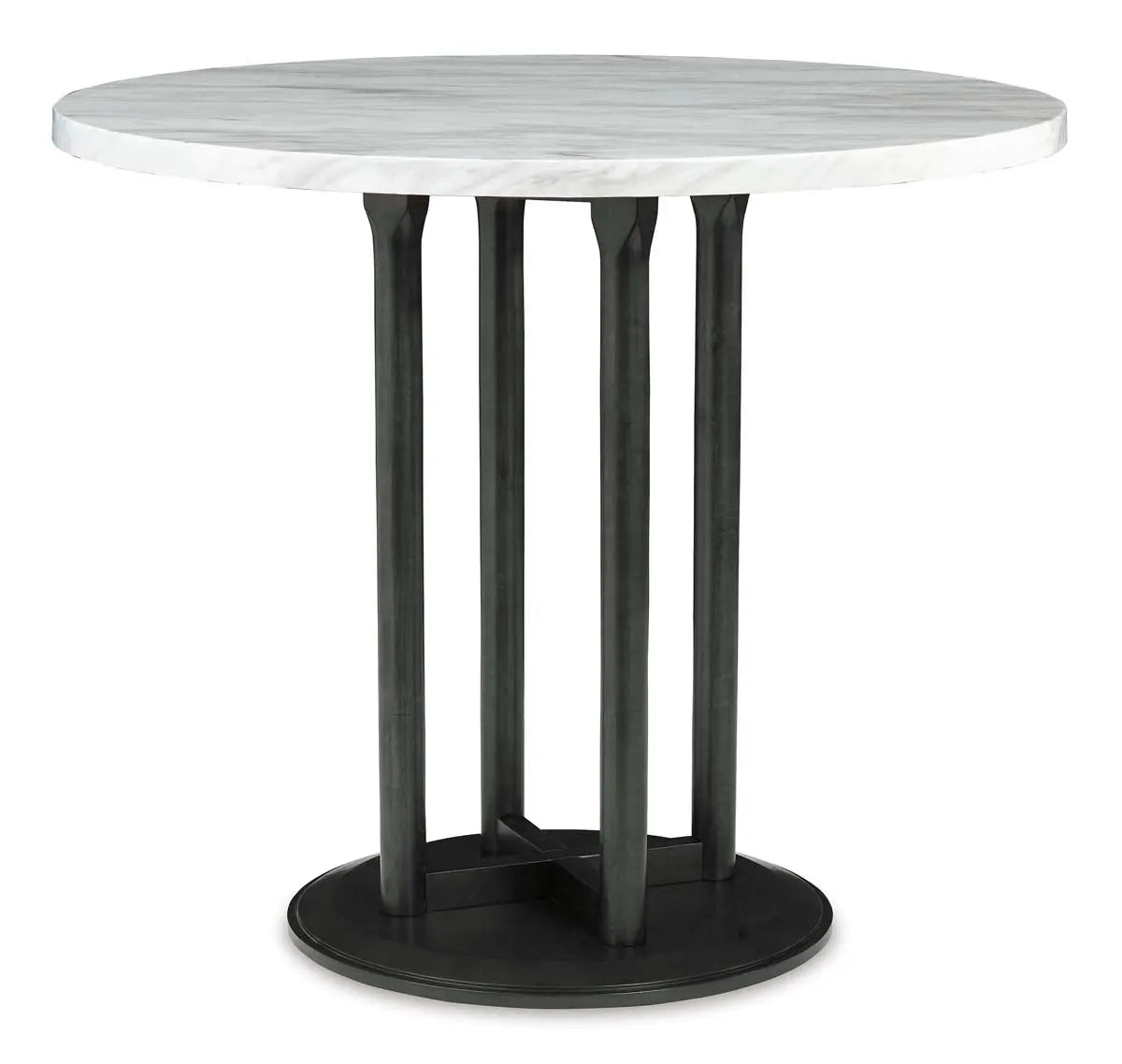  Centiar Counter Height 5Pc Dining Set in Black | Signature Design by Ashley