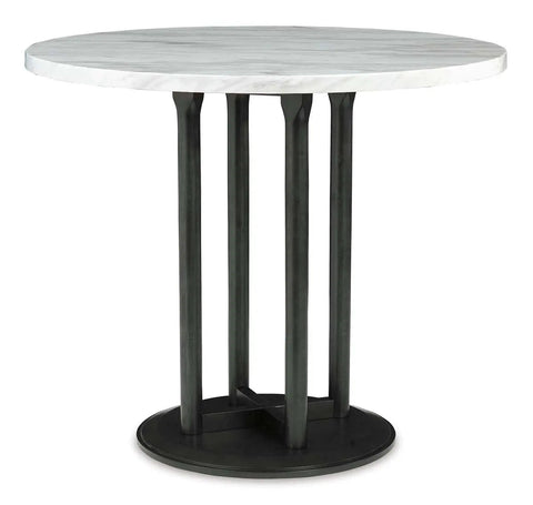  Centiar Counter Height 5Pc Dining Set in Black | Signature Design by Ashley