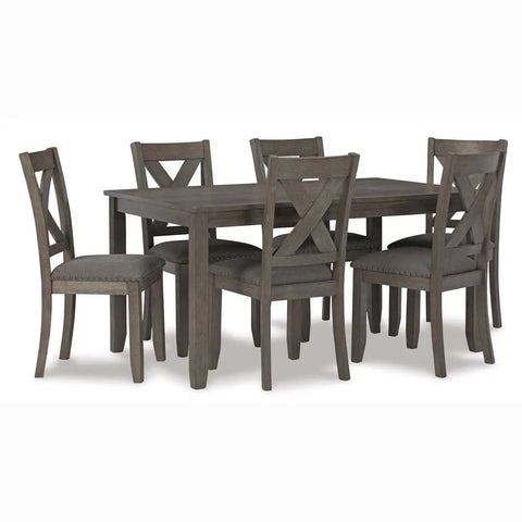  Caitbrook 7Pc Dining Set in Grey | Signature Design by Ashley