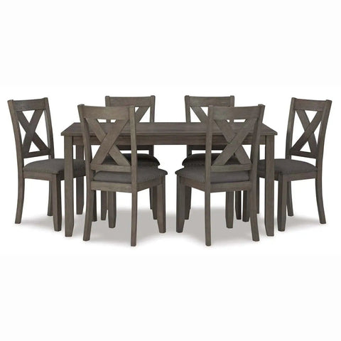  Caitbrook 7Pc Dining Set in Grey | Signature Design by Ashley