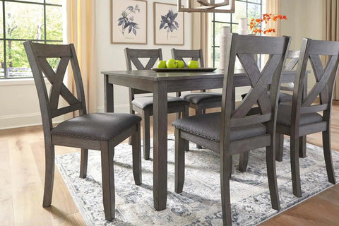 Caitbrook 7Pc Dining Set in Grey | Signature Design by Ashley